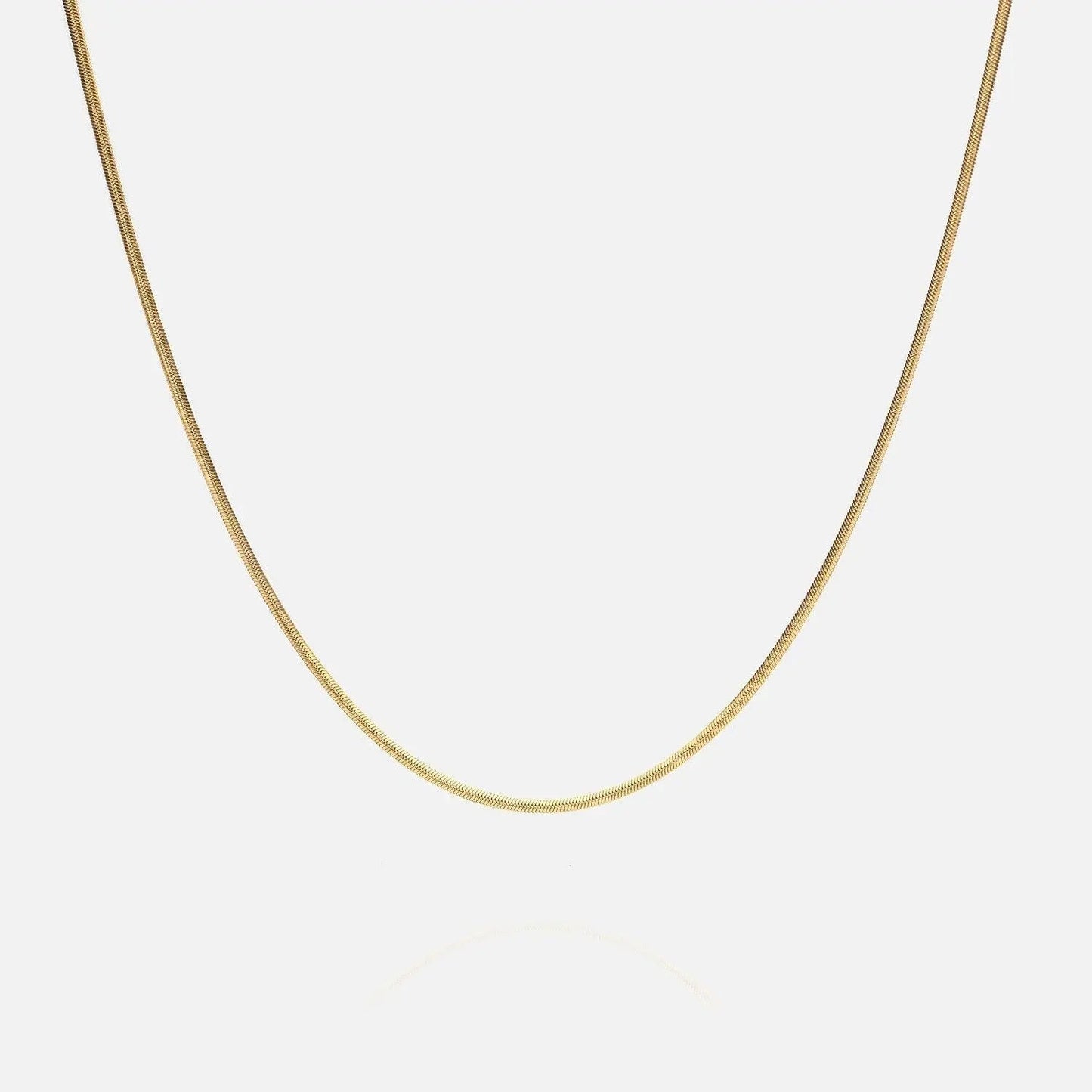 3mm Round Snake Chain - Gold - Cartice™LuxuryJewelryGoldSilverWatchBraceletNecklaceChainIced-outCubanMoissaniteTarnish-freeStainlessDurablePremiumShinePlatedStatementDiamondAffordable