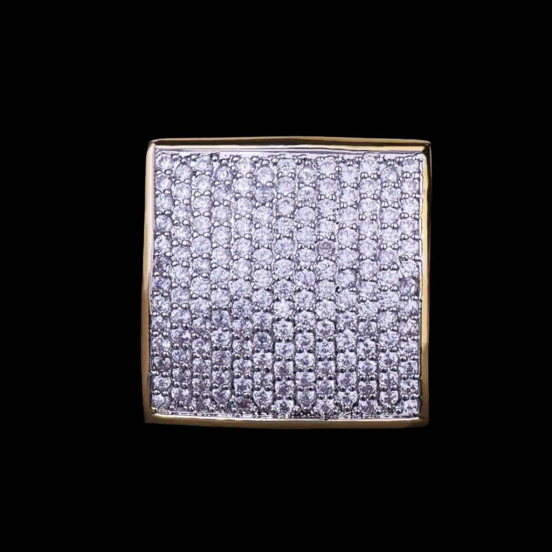 Oval Square Iced Out Ring - Cartice™LuxuryJewelryGoldSilverWatchBraceletNecklaceChainIced-outCubanMoissaniteTarnish-freeStainlessDurablePremiumShinePlatedStatementDiamondAffordable