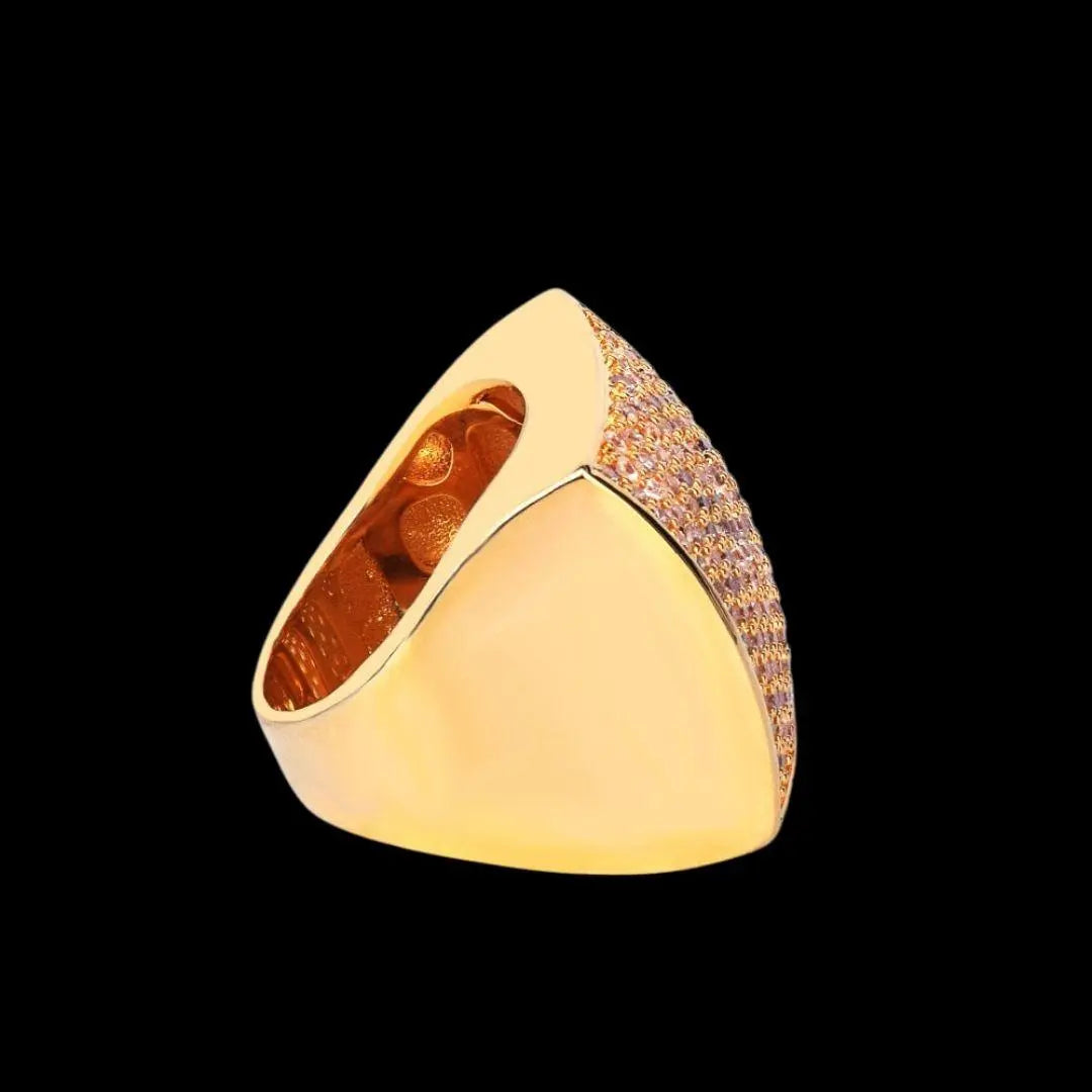 Oval Square Iced Out Ring - Cartice™LuxuryJewelryGoldSilverWatchBraceletNecklaceChainIced-outCubanMoissaniteTarnish-freeStainlessDurablePremiumShinePlatedStatementDiamondAffordable