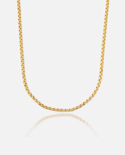 3mm Rolo Link Chain - Gold - Cartice™LuxuryJewelryGoldSilverWatchBraceletNecklaceChainIced-outCubanMoissaniteTarnish-freeStainlessDurablePremiumShinePlatedStatementDiamondAffordable