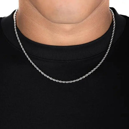 3MM ROPE CHAIN - Cartice™LuxuryJewelryGoldSilverWatchBraceletNecklaceChainIced-outCubanMoissaniteTarnish-freeStainlessDurablePremiumShinePlatedStatementDiamondAffordable