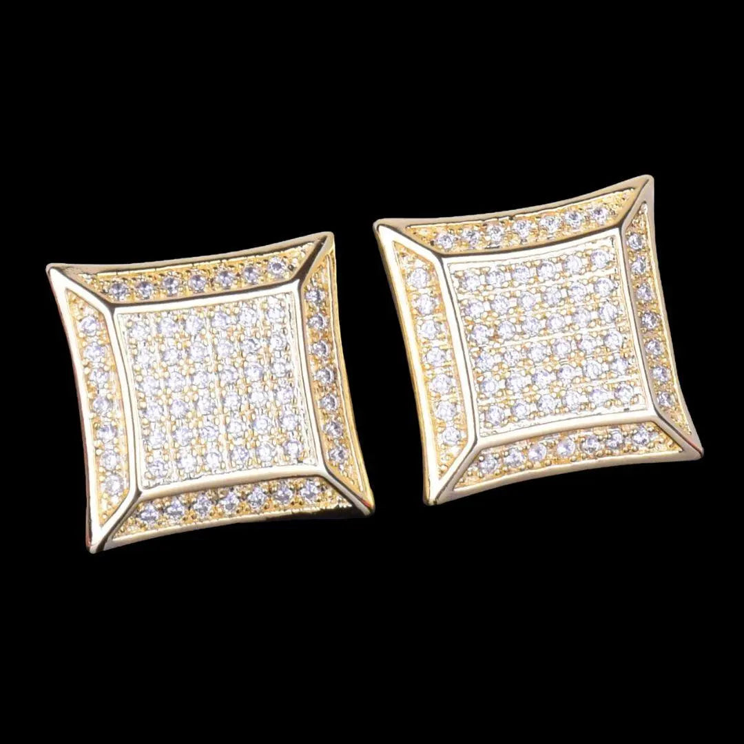 15MM Royale Iced Out Stud Earrings - Cartice™LuxuryJewelryGoldSilverWatchBraceletNecklaceChainIced-outCubanMoissaniteTarnish-freeStainlessDurablePremiumShinePlatedStatementDiamondAffordable