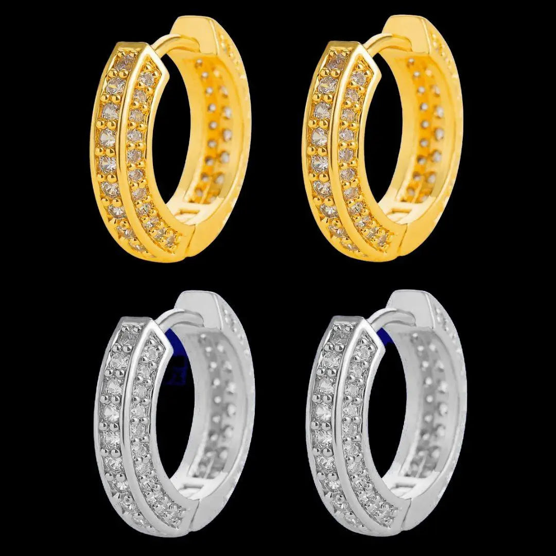 15MM Round Trend Iced Out Stud Earrings - Cartice™LuxuryJewelryGoldSilverWatchBraceletNecklaceChainIced-outCubanMoissaniteTarnish-freeStainlessDurablePremiumShinePlatedStatementDiamondAffordable