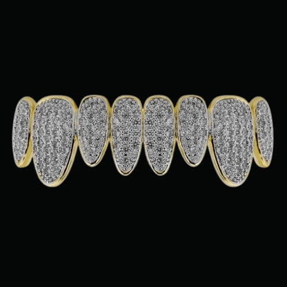 Punk Teeth Caps Iced Out Grillz - Cartice™LuxuryJewelryGoldSilverWatchBraceletNecklaceChainIced-outCubanMoissaniteTarnish-freeStainlessDurablePremiumShinePlatedStatementDiamondAffordable