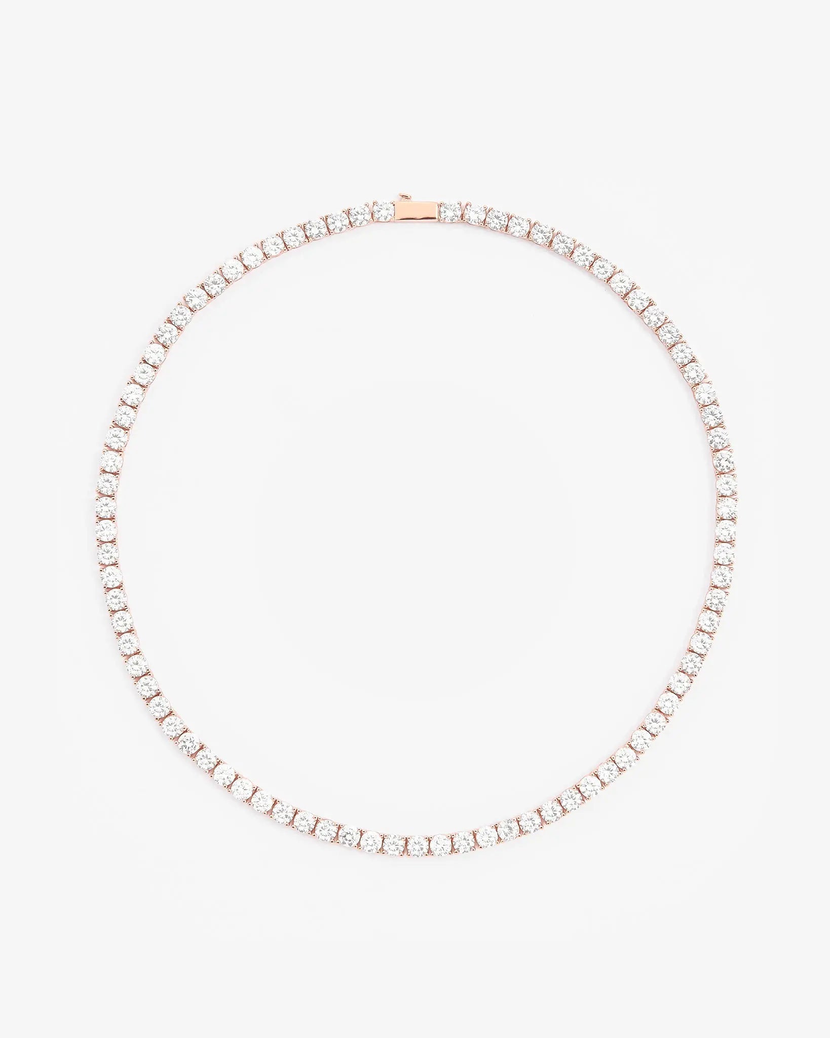 5mm Tennis Chain - Rose Gold - Cartice™LuxuryJewelryGoldSilverWatchBraceletNecklaceChainIced-outCubanMoissaniteTarnish-freeStainlessDurablePremiumShinePlatedStatementDiamondAffordable