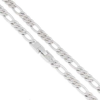 8mm Figaro Chain Choker Set