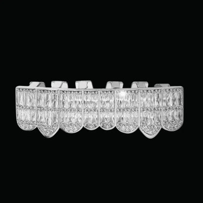 Punk Teeth Iced Out Grillz - Cartice™LuxuryJewelryGoldSilverWatchBraceletNecklaceChainIced-outCubanMoissaniteTarnish-freeStainlessDurablePremiumShinePlatedStatementDiamondAffordable