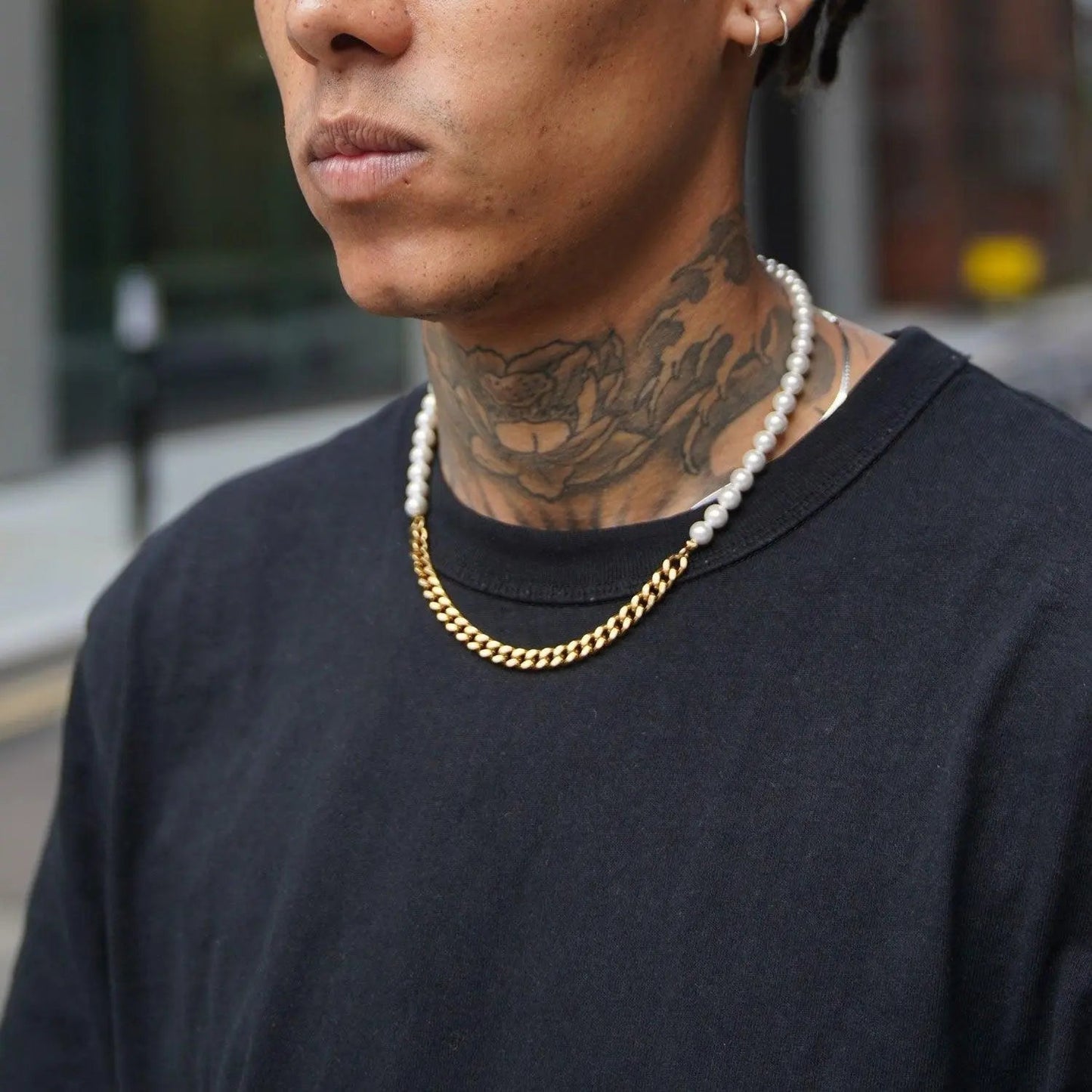 Pearl Cuban Necklace