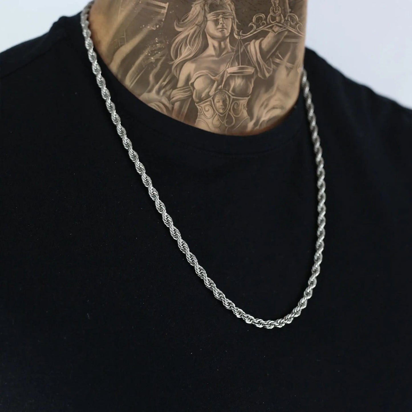 ROPE CHAIN 5MM - White Gold - Cartice™LuxuryJewelryGoldSilverWatchBraceletNecklaceChainIced-outCubanMoissaniteTarnish-freeStainlessDurablePremiumShinePlatedStatementDiamondAffordable